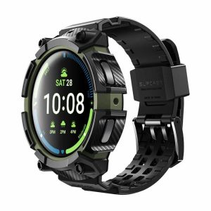 Galaxy | Galaxy Watch5 Pro 45mm Unicorn Beetle PRO Wristband Case-Black Green Galaxy Black Green