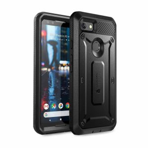 Google | Google Pixel 3 Unicorn Beetle Pro Rugged Holster Case with Screen Protection-Black Google Google