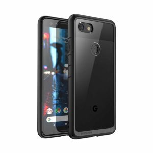 Google | Google Pixel 3 Unicorn Beetle Style Protective Clear Case with TPU Bumper-Black Google Black