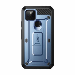 Google | Google Pixel 4a 5G (2020) Unicorn Beetle PRO Rugged Holster Case-Metallic Blue Google Google