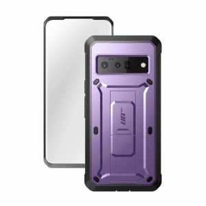 Google | Google Pixel 6 Pro Unicorn Beetle PRO Rugged Holster Case-Metallic Purple Google Google