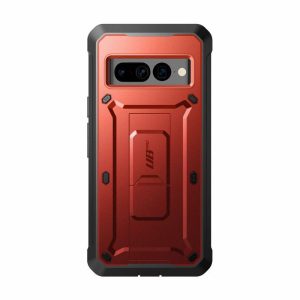 Google | Google Pixel 7 Pro Unicorn Beetle PRO Rugged Holster Case-Metallic Red Google Google