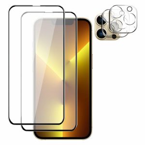 IPhone | 2.5D Tempered Glass Screen & Lens Protectors for iPhone 13 Pro Max 6.7 inch – Clear IPhone Clear