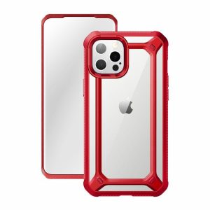 IPhone | iPhone 12 Pro 6.1 inch Unicorn Beetle Exo with Screen Protector Clear Case-Red IPhone IPhone