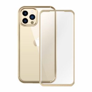 IPhone | iPhone 13 Pro Max 6.7 inch Unicorn Beetle Edge with Screen Protector Clear Case-Gold IPhone Gold