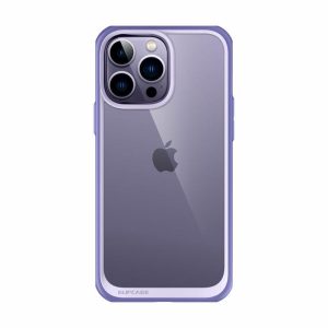 IPhone | iPhone 14 Pro 6.1 inch Unicorn Beetle Style Slim Clear Case-Deep Purple IPhone Deep Purple