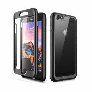 IPhone | iPhone 6 Plus / 6S Plus Unicorn Beetle Style Clear Case with Screen Protector-Black IPhone Black