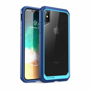 IPhone | iPhone X / XS Unicorn Beetle Clear Bumper Case-Blue IPhone Blue