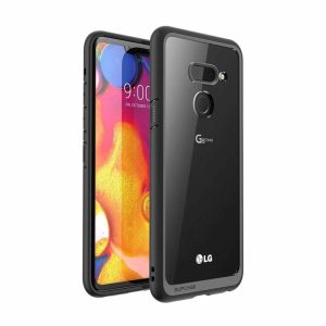 More | LG G8 ThinQ Unicorn Beetle Style Slim Clear Case-Black LG Black