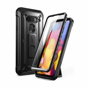 More | LG V40 ThinQ Unicorn Beetle Pro Rugged Holster Case with Screen Protector-Black LG Black