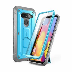 More | LG V40 ThinQ Unicorn Beetle Pro Rugged Holster Case with Screen Protector-Blue LG Blue