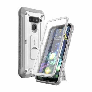 More | LG V50 ThinQ Unicorn Beetle Pro Full-Body Holster Case-White LG More