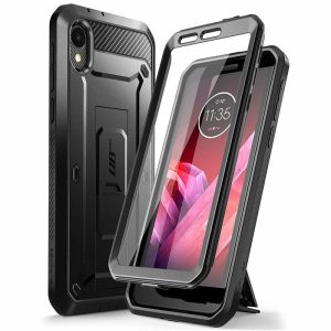 More | Moto E6 Unicorn Beetle Pro Rugged Holster Case-Black More More