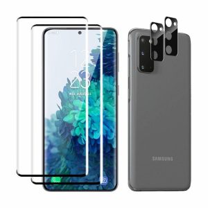 Samsung | 2.5D Tempered Glass Screen & Lens Protectors for Galaxy S20 FE – Clear Phone Cases Samsung