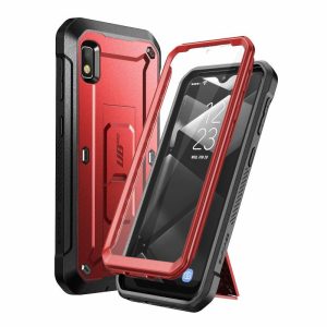 Samsung | Galaxy A10e Unicorn Beetle Pro Rugged Holster Case-Metallic Red Galaxy A Samsung