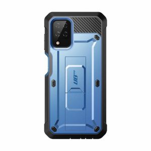 Samsung | Galaxy A12 Unicorn Beetle Pro Rugged Holster Case-Metallic Blue Galaxy A Samsung