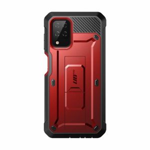 Samsung | Galaxy A12 Unicorn Beetle Pro Rugged Holster Case-Metallic Red Galaxy A Samsung