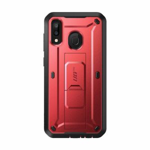 Samsung | Galaxy A20 / A30 Unicorn Beetle Pro Rugged Holster Case-Metallic Red Galaxy A Samsung