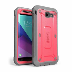 Samsung | Galaxy J3 Emerge Unicorn Beetle Pro Full Body Rugged Holster Case-Pink Phone Cases Samsung