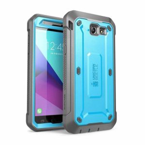 Samsung | Galaxy J7 (2017) Unicorn Beetle Pro Full Body Rugged Holster Case-Blue Galaxy J Blue