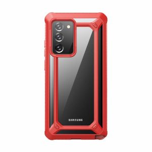 Samsung | Galaxy Note20 Unicorn Beetle EXO Clear Case-Red Note20 Red