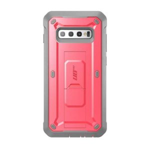 Samsung | Galaxy S10 Unicorn Beetle Pro Rugged Holster Case Without Screen Protector-Pink Phone Cases Pink