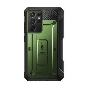 Samsung | Galaxy S21 Ultra Unicorn Beetle Pro Rugged Case with S-Pen Holder – Dark Green Phone Cases Dark Green