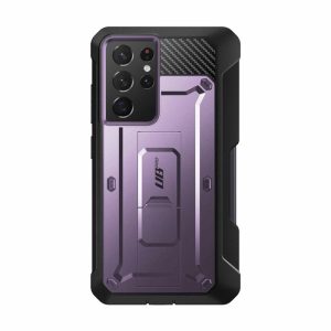 Samsung | Galaxy S21 Ultra Unicorn Beetle Pro Rugged Case with S-Pen Holder – Metallic Purple Phone Cases Metallic Purple