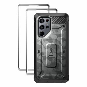 Samsung | Galaxy S22 Ultra Unicorn Beetle PRO Screen Protector Case-Gray Camo Phone Cases Gray Camo