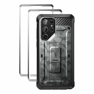 Samsung | Galaxy S23 Ultra Unicorn Beetle PRO Screen Protector Case-Gray Camo Phone Cases Gray Camo