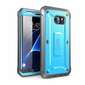 Samsung | Galaxy S7 Edge Unicorn Beetle Pro Full Body Rugged Holster Case-Blue Phone Cases Blue