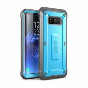 Samsung | Galaxy S8 Plus Unicorn Beetle Pro Full Body Holster Case with Screen Protector-Blue Phone Cases Blue