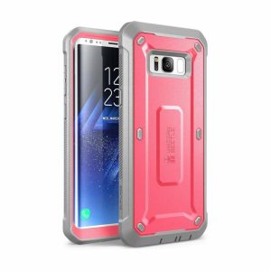 Samsung | Galaxy S8 Plus Unicorn Beetle Pro Full Body Holster Case with Screen Protector-Pink Phone Cases Pink