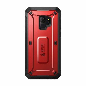 Samsung | Galaxy S9 Unicorn Beetle Pro Full Body Rugged Holster Case-Metallic Red Phone Cases Metallic Red