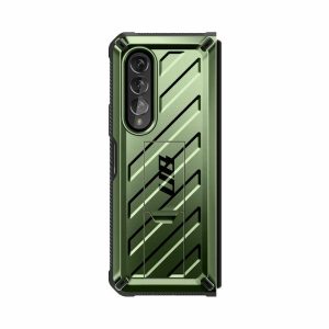 Samsung | Galaxy Z Fold3 Unicorn Beetle Kickstand Case with Screen Protector-Dark Green Phone Cases Dark Green