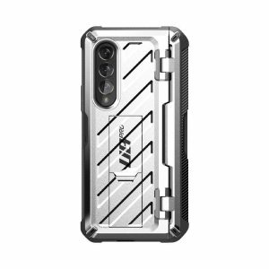 Samsung | Galaxy Z Fold3 Unicorn Beetle PRO Rugged Case with S-Pen Holder-Silver Phone Cases Samsung