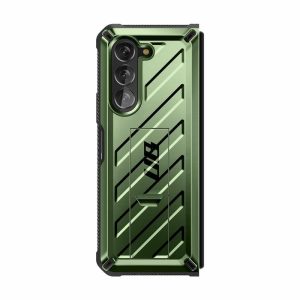 Samsung | Galaxy Z Fold5 Unicorn Beetle Kickstand Case with Screen Protector-Dark Green Phone Cases Dark Green