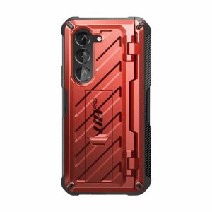 Samsung | Galaxy Z Fold5 Unicorn Beetle PRO Rugged Case with S-Pen Holder-Metallic Red Phone Cases Metallic Red