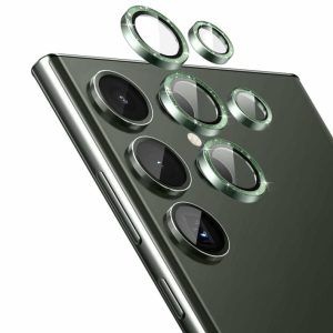 Samsung | Tempered Glass Camera Lens Protector for Galaxy S23 Ultra-Glimmer Green Phone Cases Green