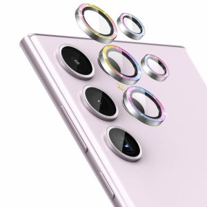 Samsung | Tempered Glass Camera Lens Protector for Galaxy S23 Ultra-Glimmer Laser Phone Cases Laser