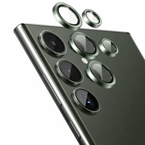 Samsung | Tempered Glass Camera Lens Protector for Galaxy S23 Ultra-Green Phone Cases Green