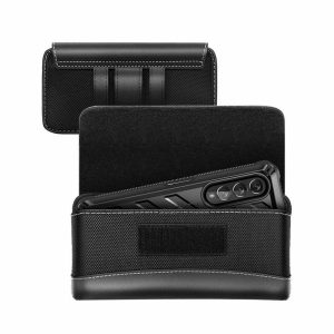 Samsung | Universal Belt Clip Cell Phone Holster for Galaxy Fold and Large Phones-Black Google Black