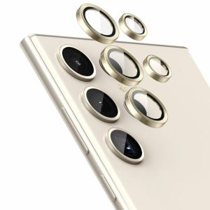 Samsung | Tempered Glass Camera Lens Protector for Galaxy S23 Ultra-Gold Phone Cases Gold